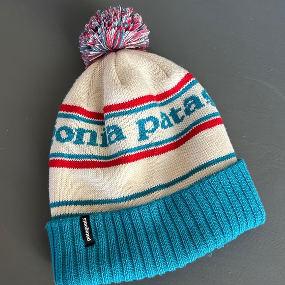 Patagonia Accessories - Patagonia Red, White and Blue Striped Beanie